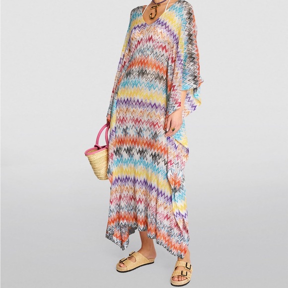 Missoni kaftan maxi coverup dress - Picture 3 of 8